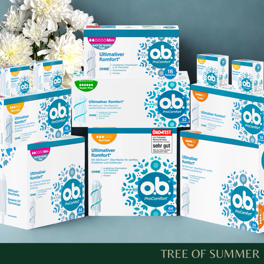 OB - Tampon untuk Menstruasi Produk Jerman