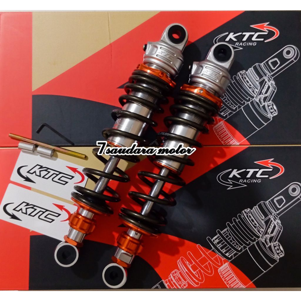 shock ktc racing original razor pro 280/320/340/360mm click rebond fungsi motor jupiter z,fizr,vega,