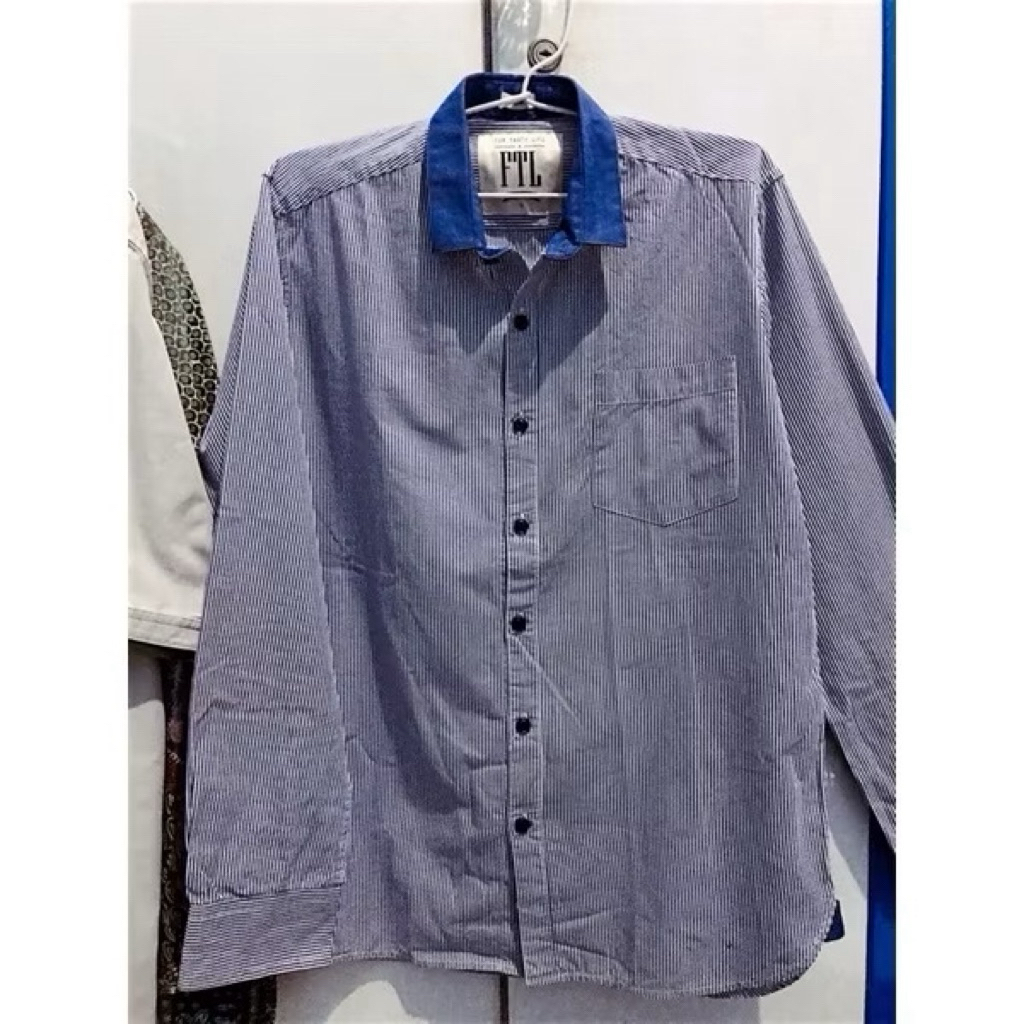 Atasan Pria FTL: Long-Sleeved Shirt (Kemeja Tangan Panjang)