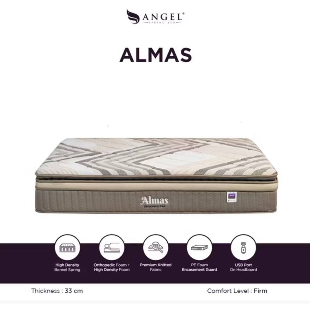 Springbed Angel Almas -  Matras 180x200 / Springbed 180x200