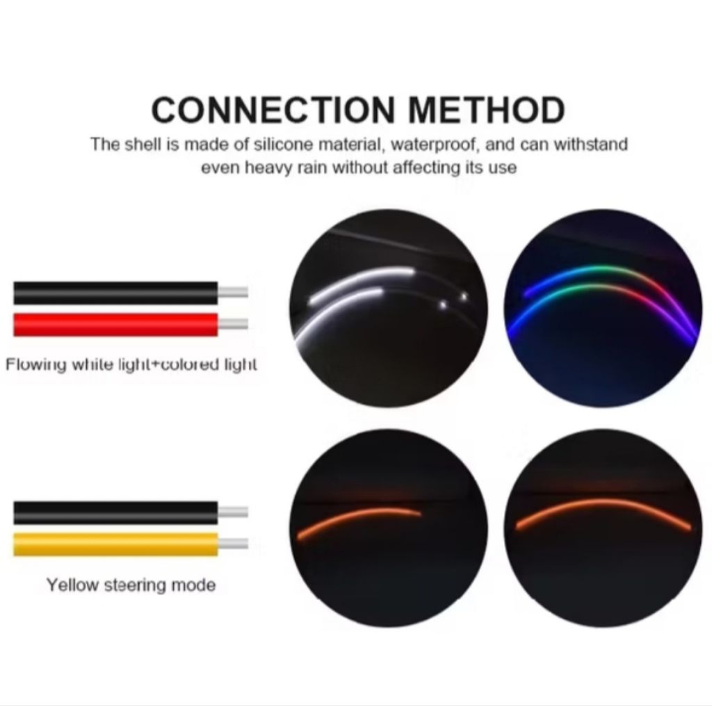 LED DRL FLEXIBLE WRGB ISUN.