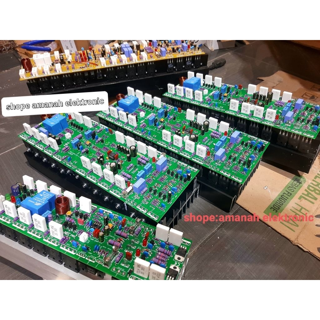 TERLARIS!! Power i-nec H mini fulset 25cm dan 20cm pendingin Hitam 7,5mm resistor ungu fulset