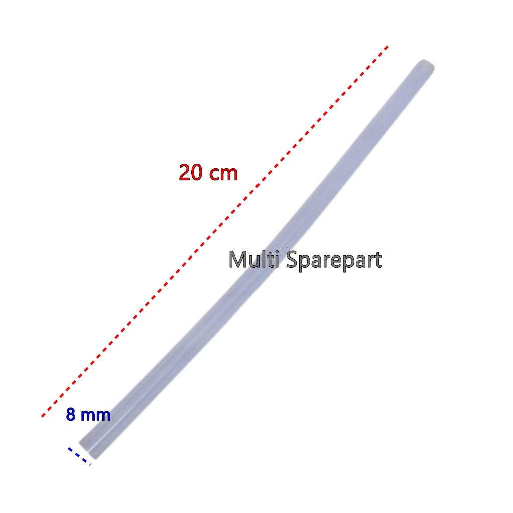 Selang Dispenser Model PANJANG LURUS Air Panas Silikon Hose Elbow
