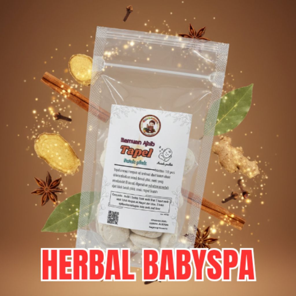 Tapel batuk pilek Herbal / Ramuan Tapel Herbal Bayi dan Anak untuk Batuk Pilek / Demam/ Flu / batuk 