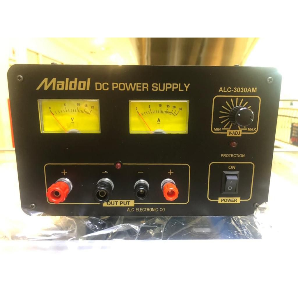 POWER SUPPLY MALDOL 30 A | ALC-3030AM | 3-16 Volt (ADJUSTABLE) | POWER SUPPLY RADIO RIG | POWER SUPP