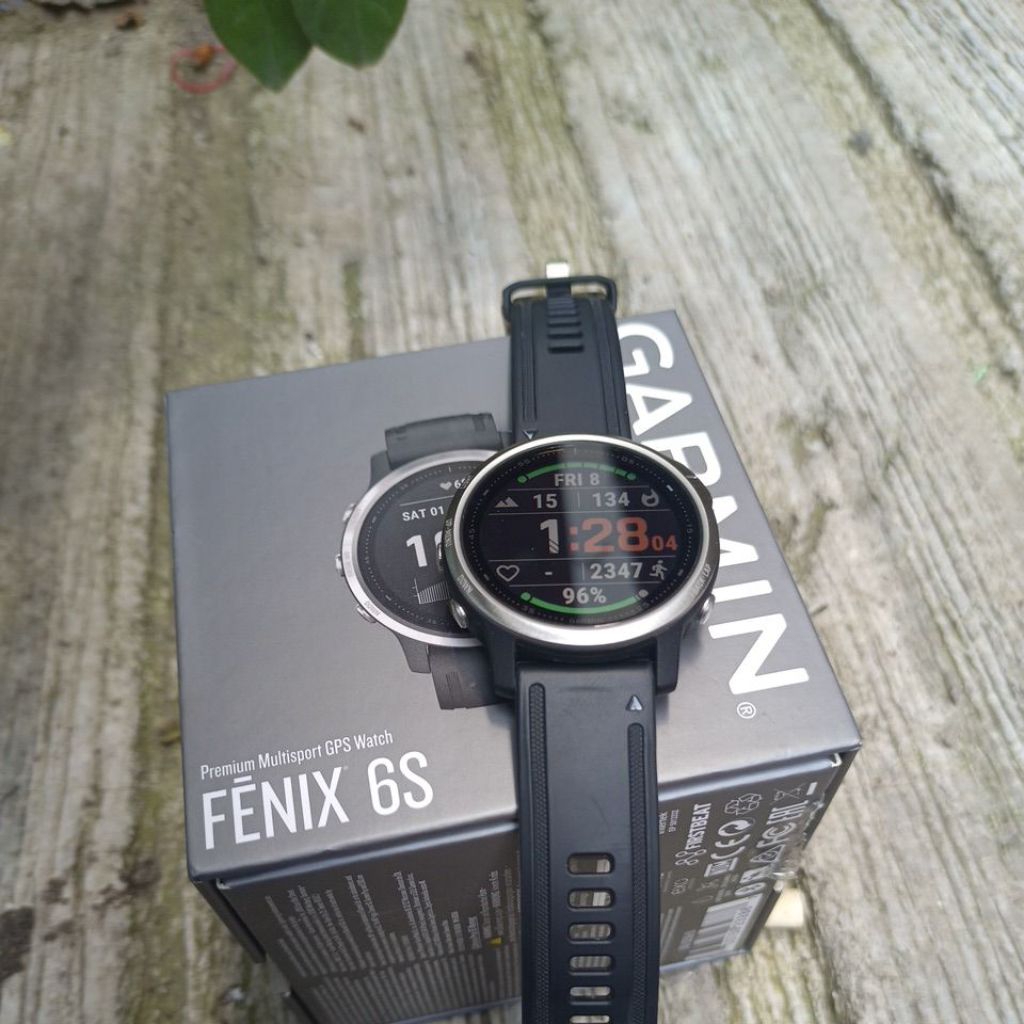 jam smartwatch Garmin fenix 6s titanium