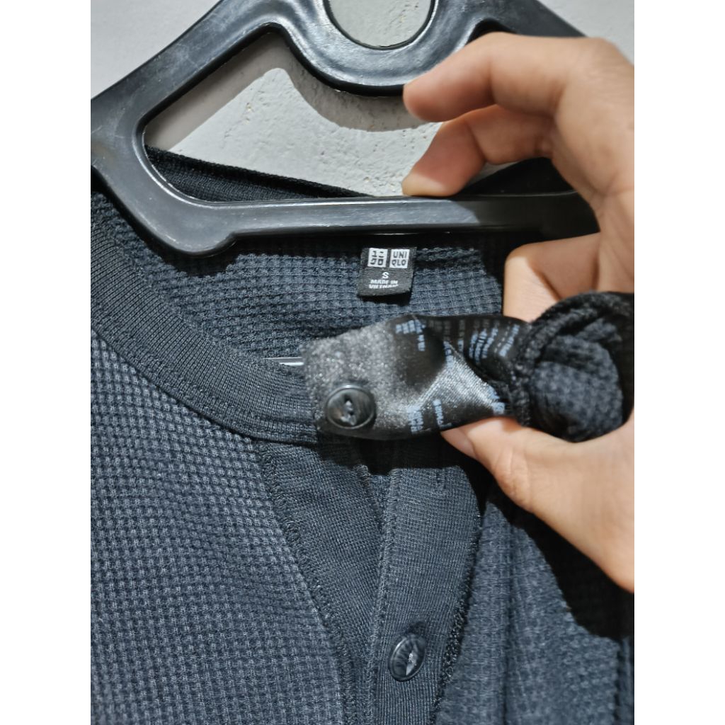 Long sleeve uniqlo waffle