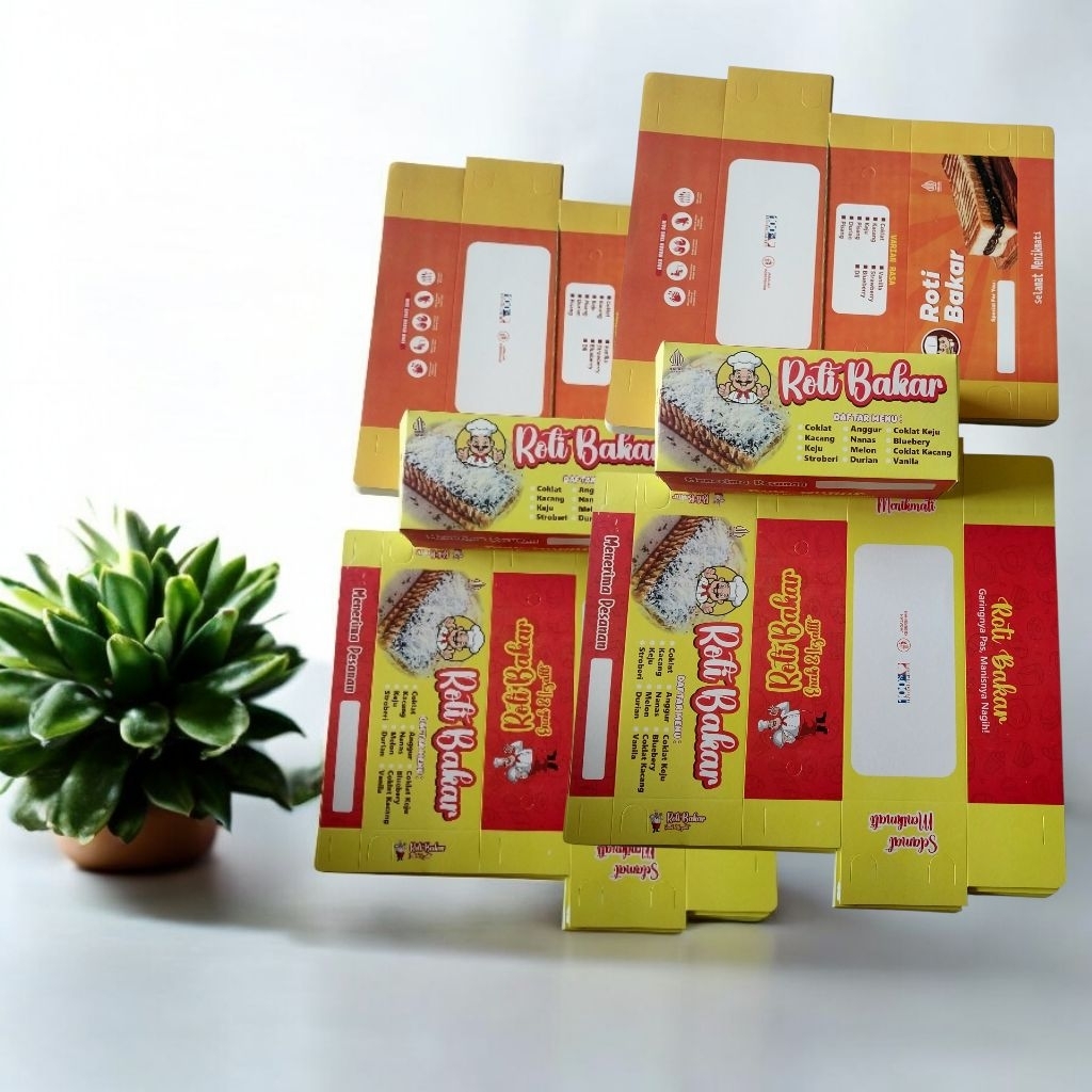 PROMO BOX DUS ROTI BAKAR MURAH IFORY FOIL UK 20X9X7// DUS ROTI BAKAR MURAH// BOX ROTI BAKAR MURAH