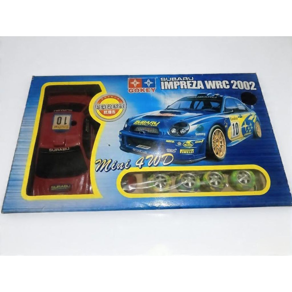 mini 4wd subaru imprezza wrc 2002 merk gokey