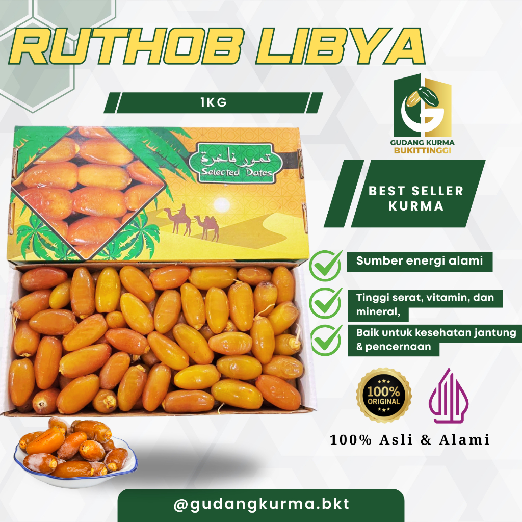 Kurma Muda Ruthob Ruthab Libya Segar 1kg Kurma Muda Libya Fresh Mendukung Promil Luxury Dates