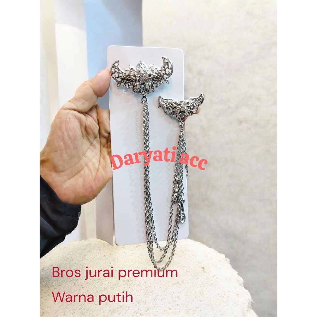 Bros rantai kebaya / bros kebaya jagan / bros jas pin
