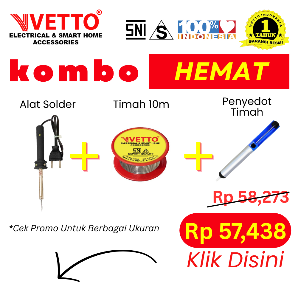 VETTO Alat Solder Listrik - 30W