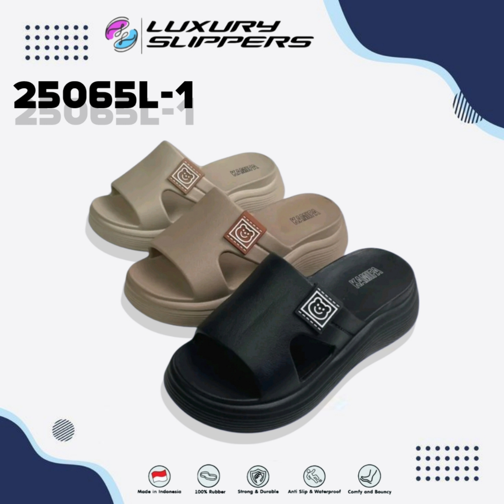 Sandal Selop Wanita Sol Tebal Sol Empuk Anti Slip Sandal Outdoor