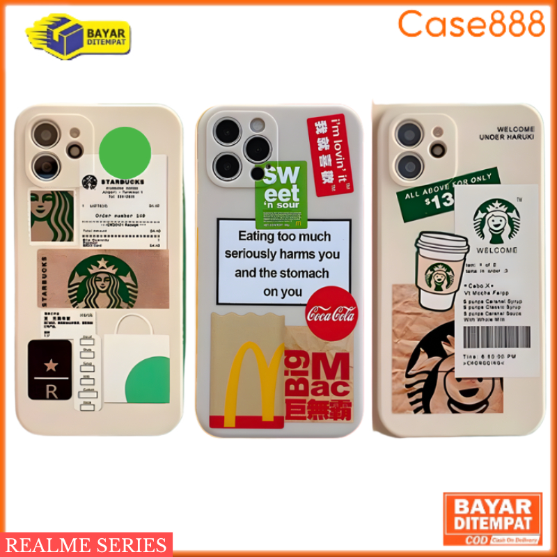 Case Realme 2 2 pro C11 2020 C21Y C25Y C31 C35 C12 C25 C25S Narzo 20 30A 50A Prime Casing Starbucks 