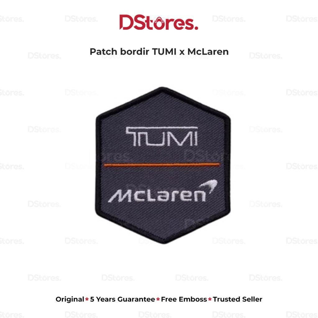 Patch bordir TUMI x McLaren
