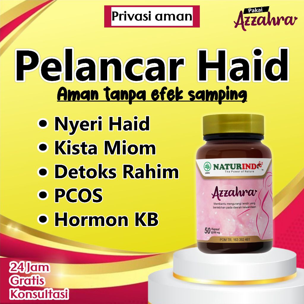 Obat Telat Dateng Bulan Manjakani Pelancaran PCOS Haid Pelancar Tidak Teratur Jamu Nyeri Haid