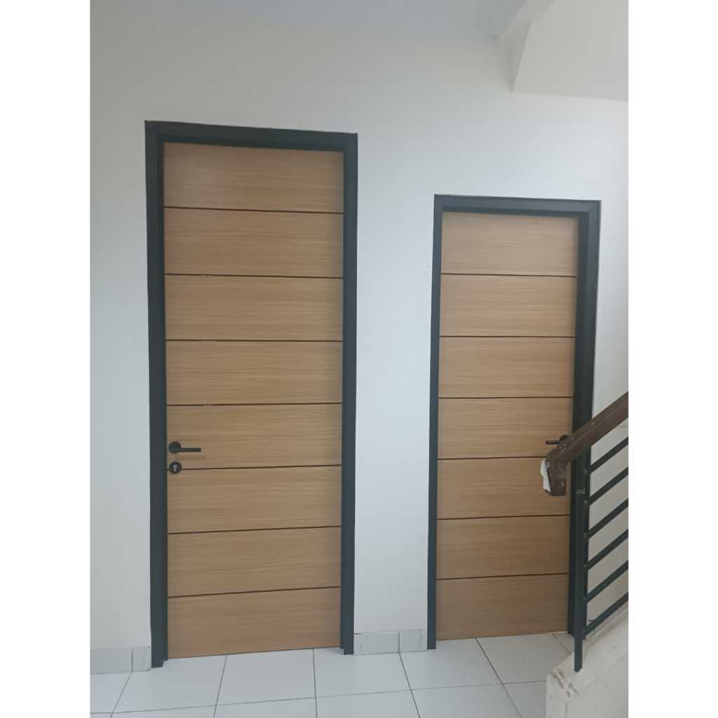 Pintu HPL TACO Motif Serat Kayu Minimalis Daun Pintu Triplek Kuat & Awet