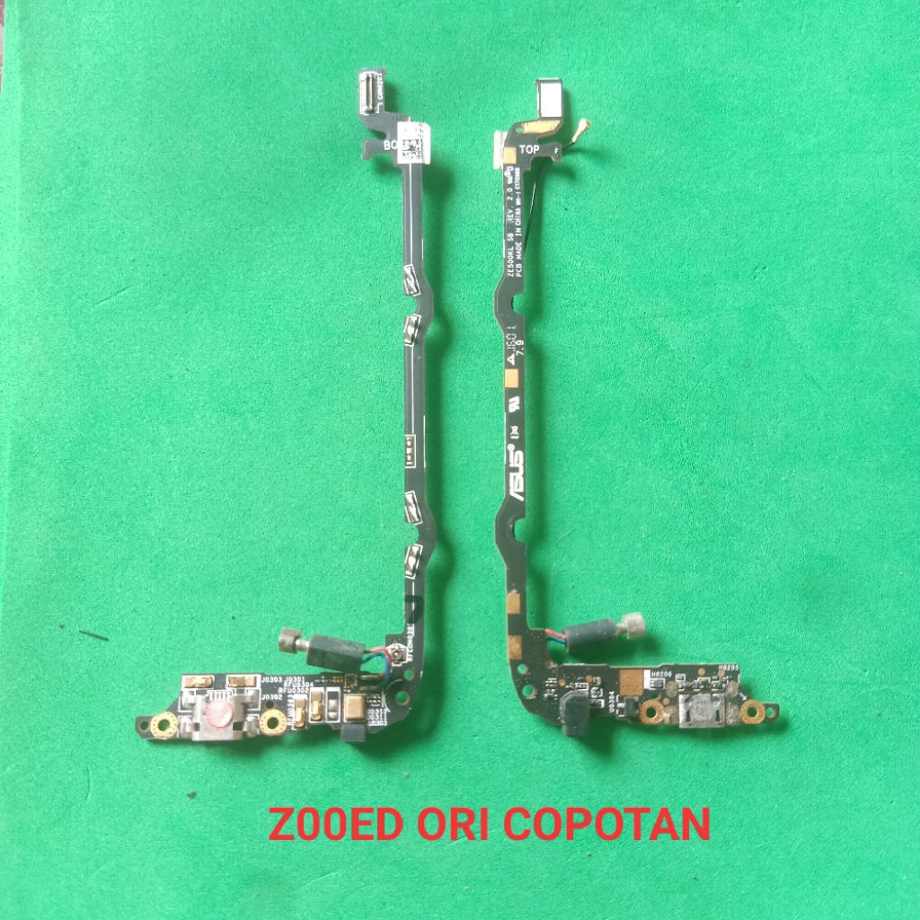 papan konektor Cas Plus Getar Kabel siyal Asus Zenfone 2 laser 5 inchi Z00ED / Z00RD Original Copota