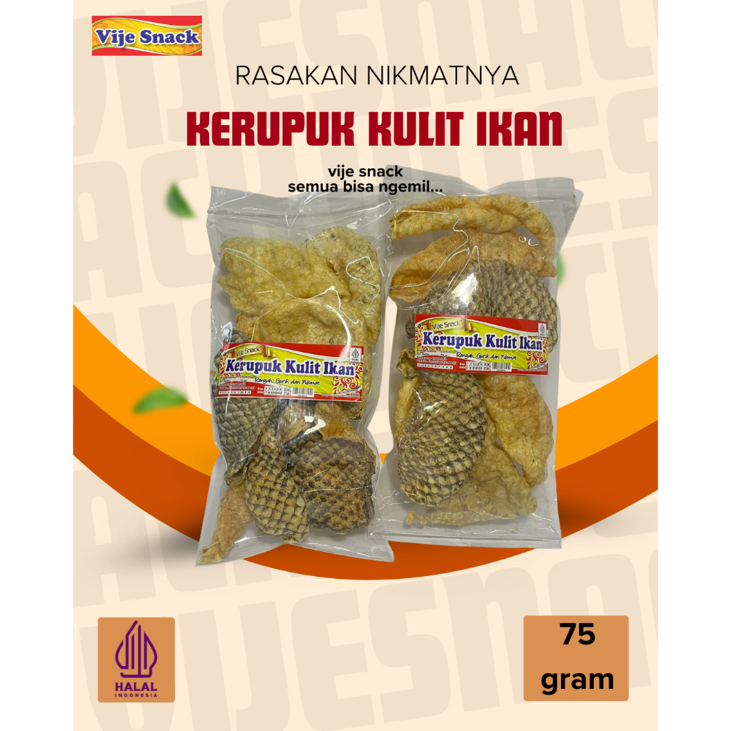 Kerupuk Kulit Ikan Crispy Vije – Snack Renyah Gurih Tanpa Pengawet