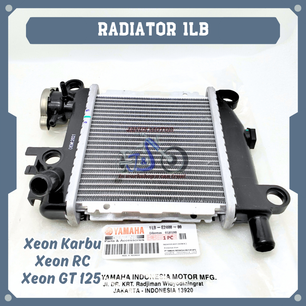 Radiator Pendingin Motor Yamaha 44D Xeon Karbu Xeon RC Xeon GT 125 Kualitas Original YGP