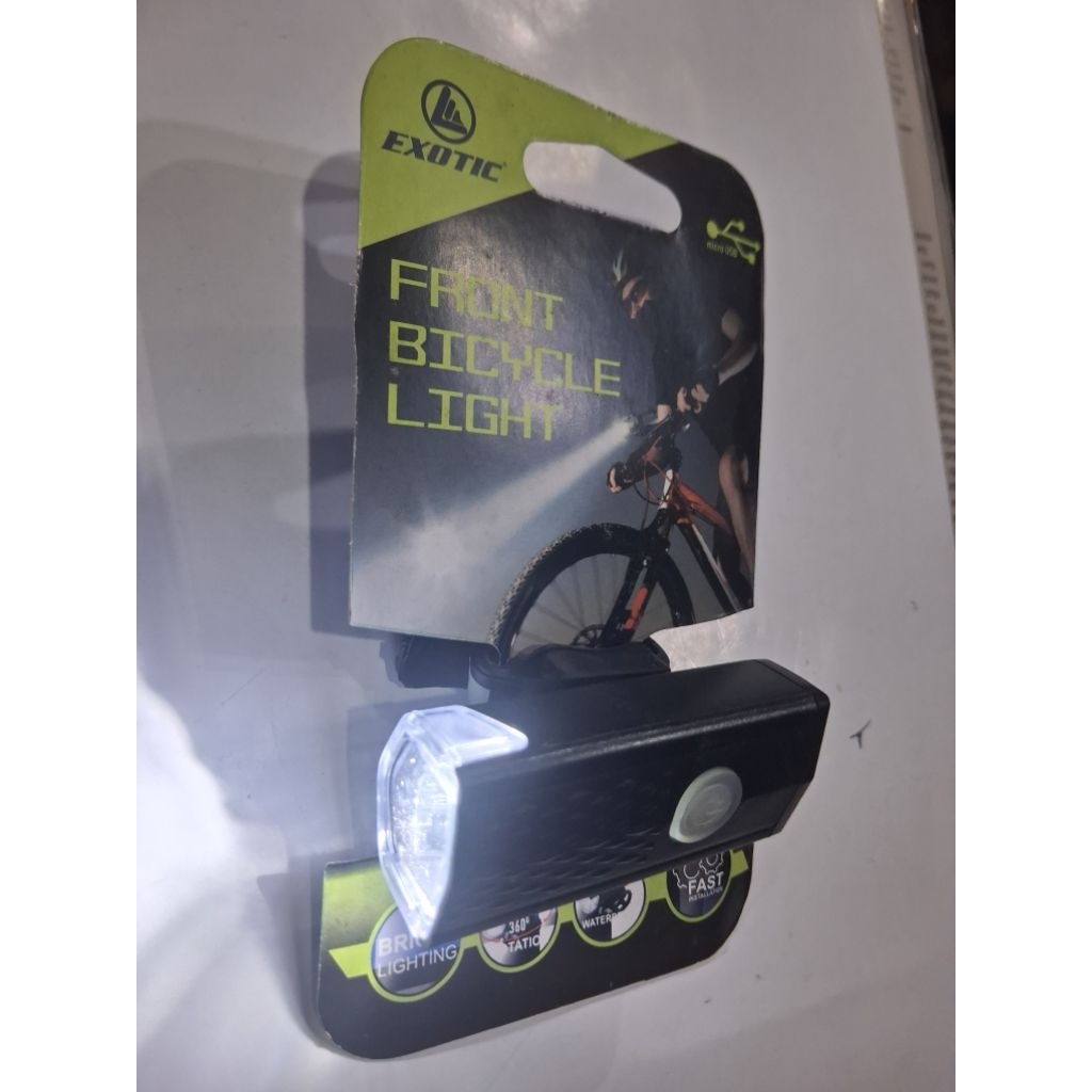 LAMPU DEPAN SENTER SEPEDA LIPAT, MTB EXOTIC