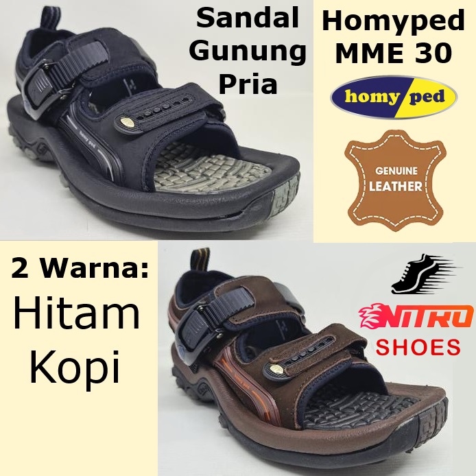 Homyped MME 30 Sandal Gunung Pria Kulit Asli