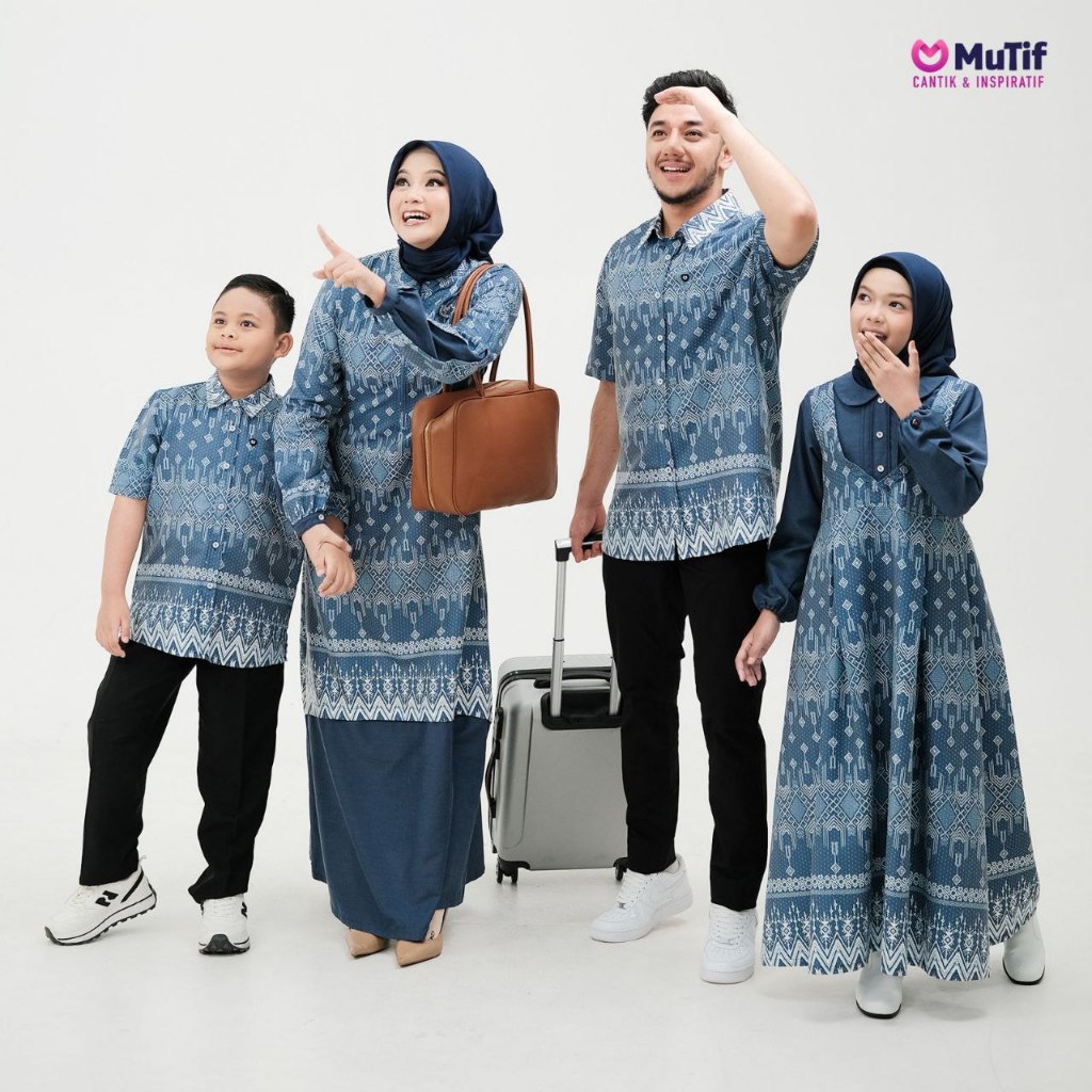 MUTIF ASTYA & GANDHI DARK DENIM SARIMBIT TERBARU 2026 BEST SELLER