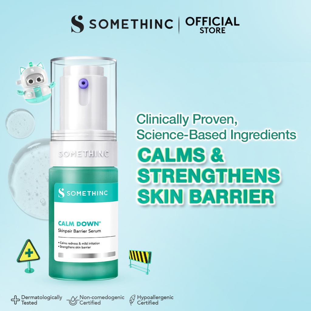 SOMETHINC Calm Down Skinpair Barrier Serum - Penenang Kulit Sensitif & Iritasi | Meredakan Kemerahan