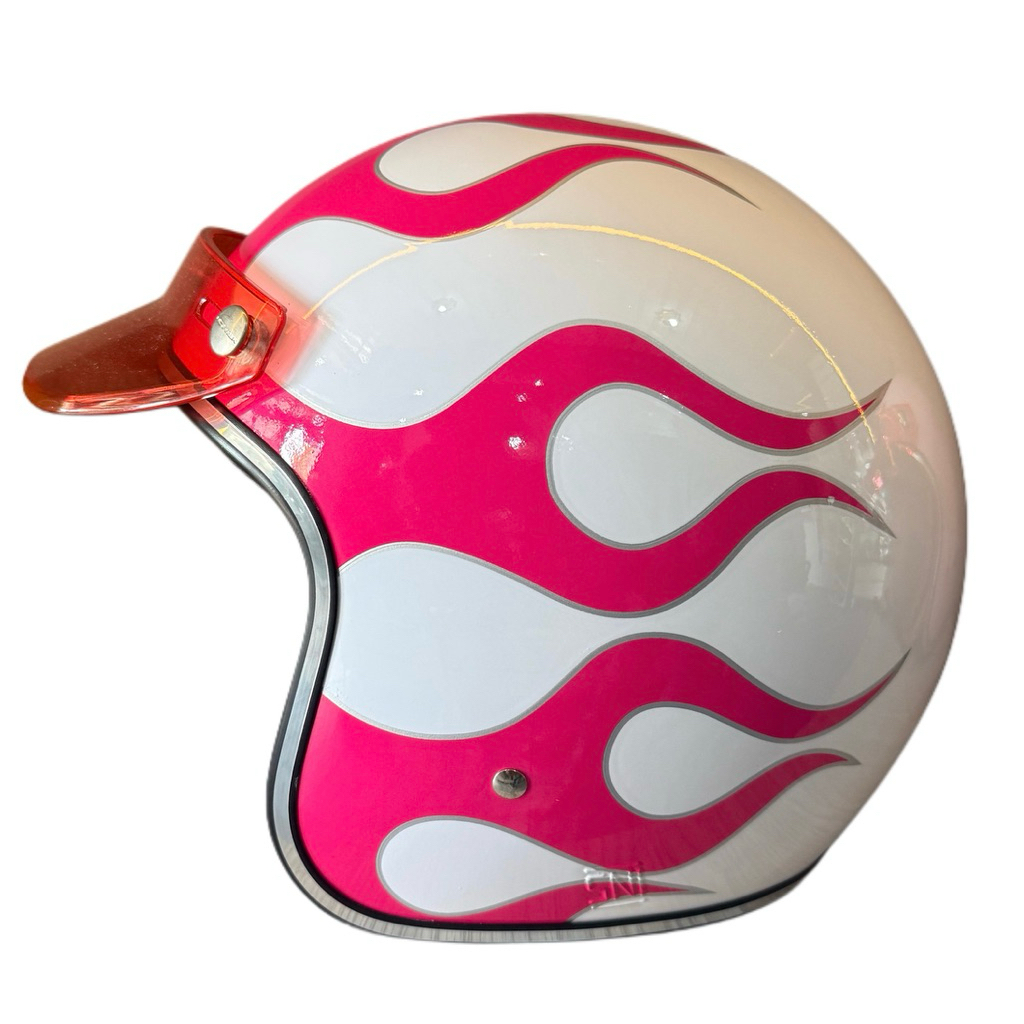 HELM BOGO API GHOST RIDER PET SLIM HEAD 3D Quality Premium Original SNI Dewasa