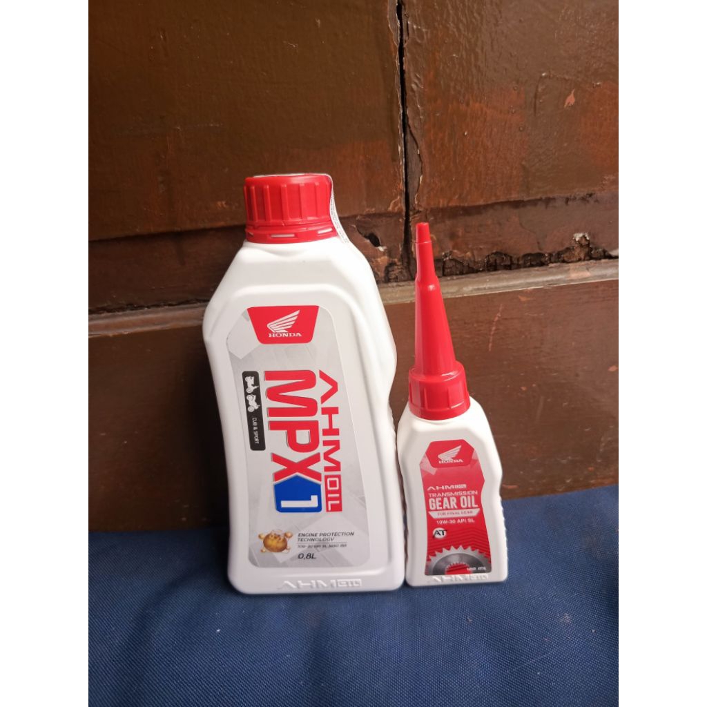 Paket Oli MPX1  + Oli Gear Honda