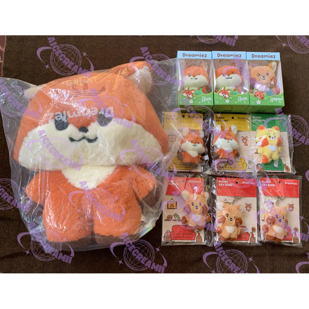 [READY STOCK] Doll Line Friends NCT Dream Dreamiez Jjopoo Gomdo Lee Carajohn Peach Keyring Jaehyun H
