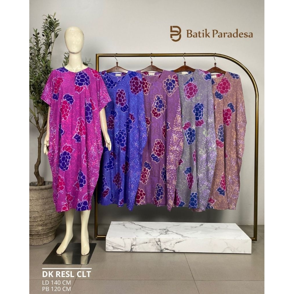 Daster Batik Pekalongan Daster Busui Daster Kalong Resleting  Colet All Size Batik Paradesa by Batik