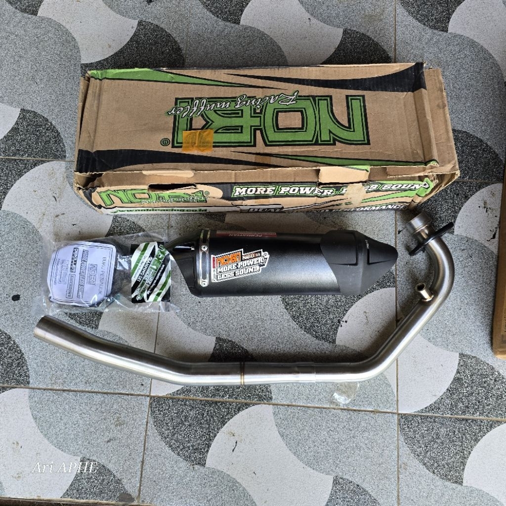 PROMO knalpot NOBI NOB1 NEO SS original honda SONIC 150 R / SUPRA GTR 150