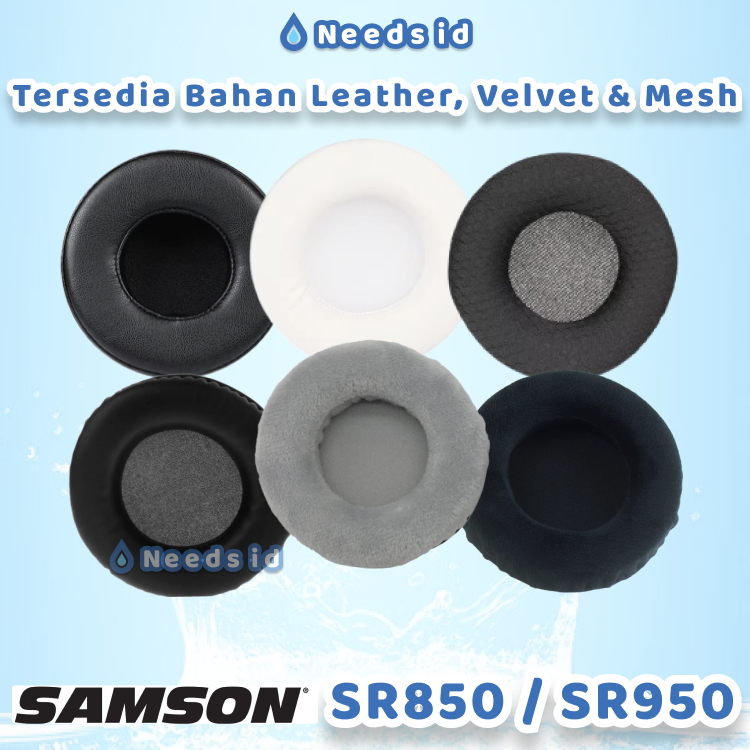 Busa Pengganti Samson SR850 / SR950 Bantalan Earpad Earcup Ear Pad Cup Cushion Busa Foam Spons Pengg