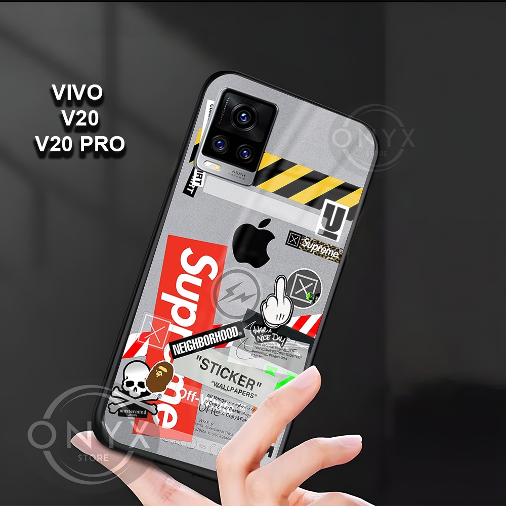 [W17] Softcase VIVO V20/V20 PRO Softcase Kaca Kilau Glossy | Kesing Vivo Motif Aesthetic | Case Vivo