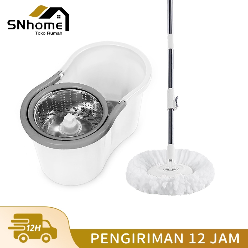 [COD] Spin Mop Alat Pel Lantai Mop Dengan Rol Dengan Spin Mop Ultra Ember Pencuci Putar Ultra Mop Sp