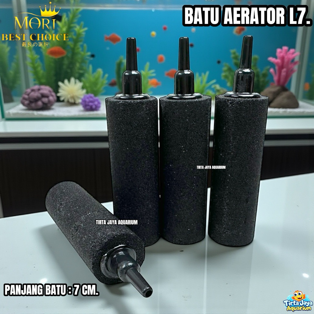 Air Stone MULTI L7 Batu Aerator lonjong panjang 7 CM Airator Pump Gelembung udara Aquarium Aquascape