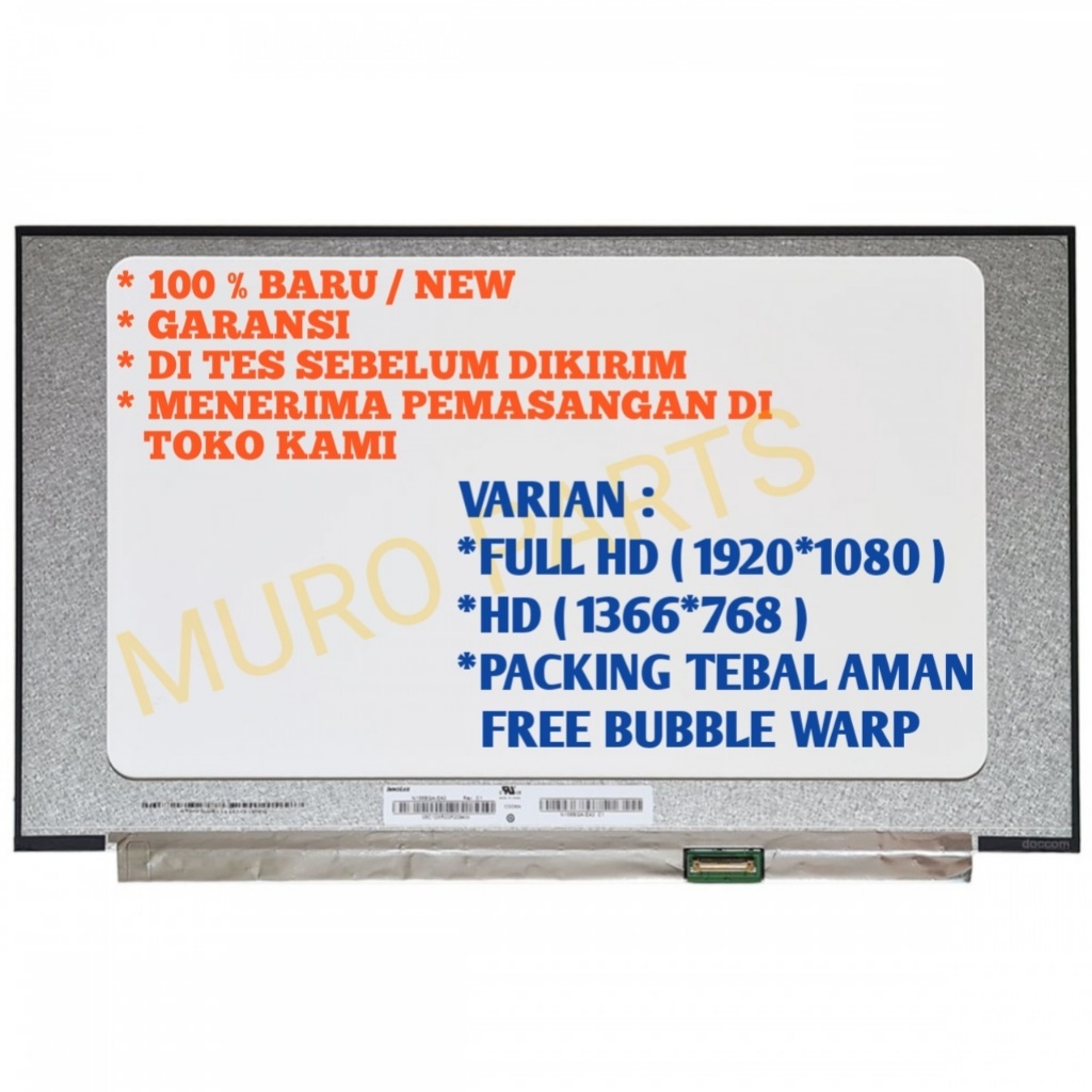 LAYAR LED LCD X515MA X515MA-AB01-CA X515MA-AH09-CA X515MA-BB01-CB X515MA-BB91-CB X515MA-BH99-CB X515