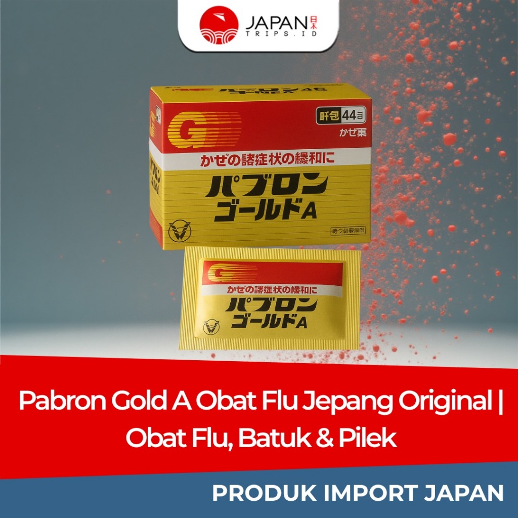 Pabron Gold A Obat Flu Jepang Original |  Obat Flu, Batuk & Pilek