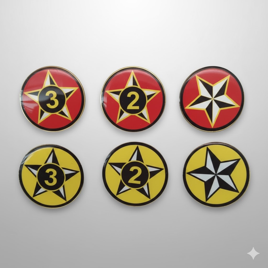 PIN bintang tahunan pramuka penggalang penegak bijian