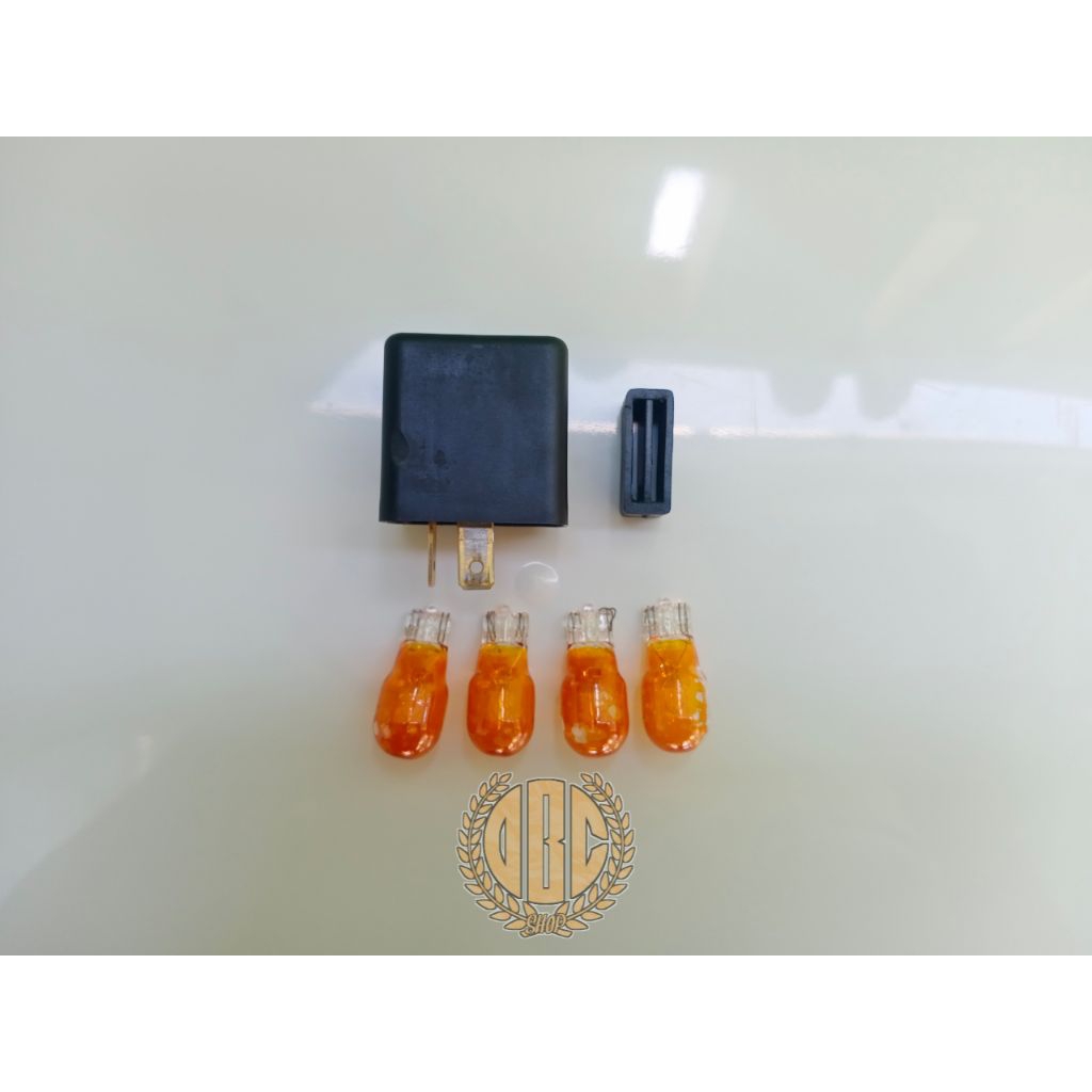 Flasher + 4 Lampu Sein Scoopy K93 2017 - 2019 Original