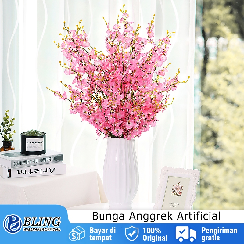 [COD] Bunga Artificial Anggrek Bunga Anggrek Bunga Anggrek Artificial Bunga Dekorasi Anggrek Menari 