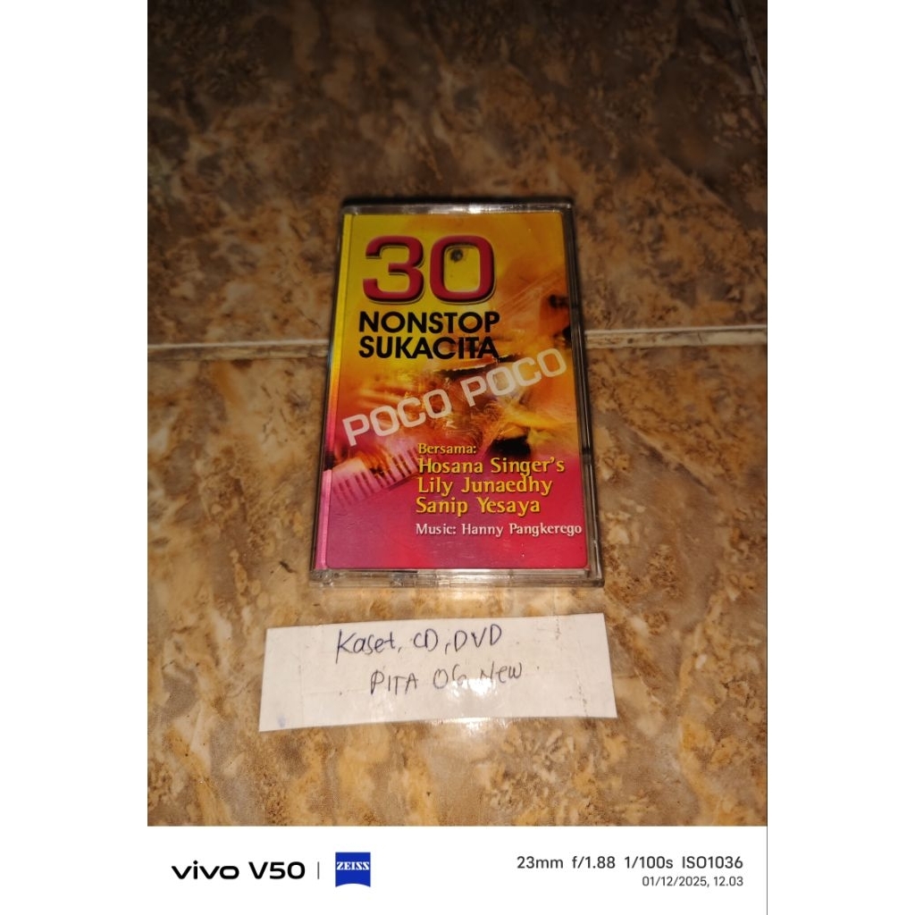 kaset Pita 30 Nonstop Sukacita Poco Poco
