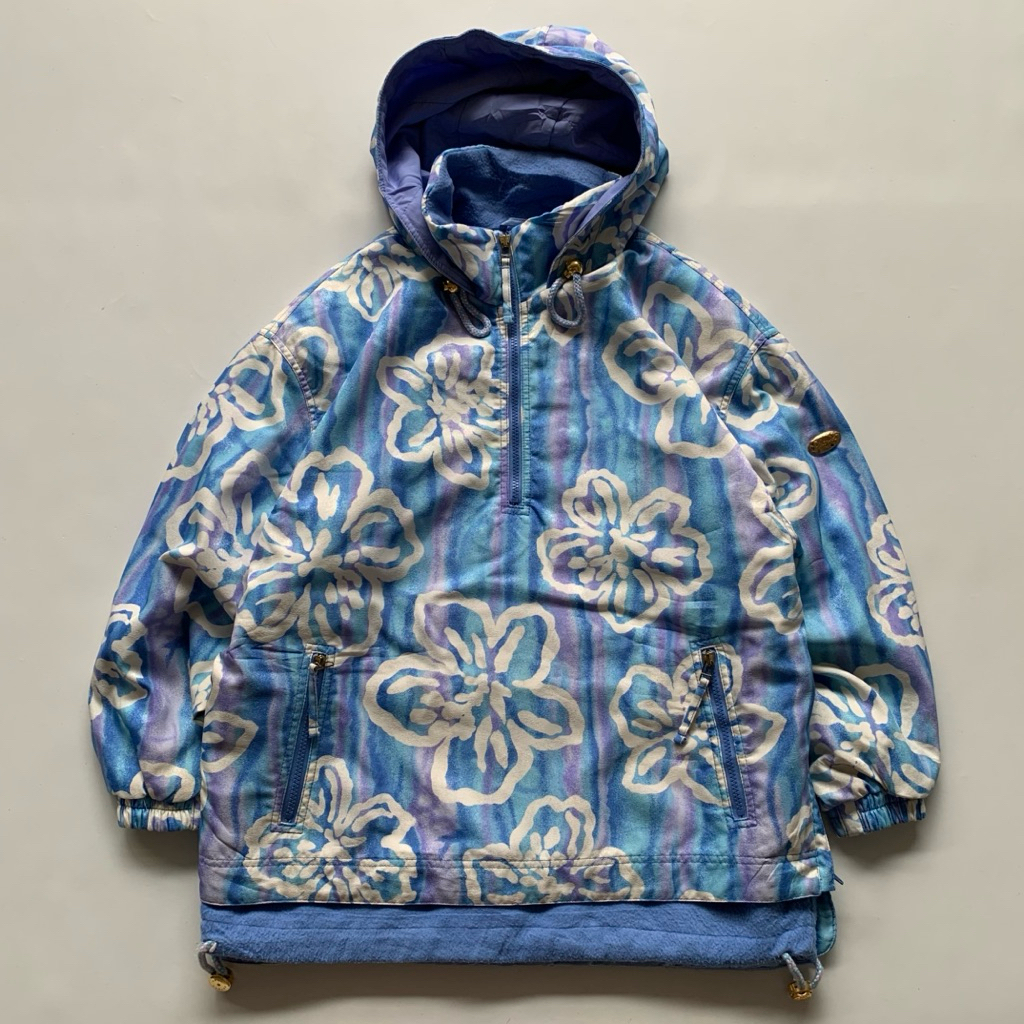 MISS PHENIX JAKET SNOW BOARD VINTAGE COLOUR BLOCK FULL PRINT