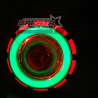 LAMPU PROJIE CZR BULAT WARNA MERAH/HIJAU/MERAH , MERAH/BIRU/MERAH