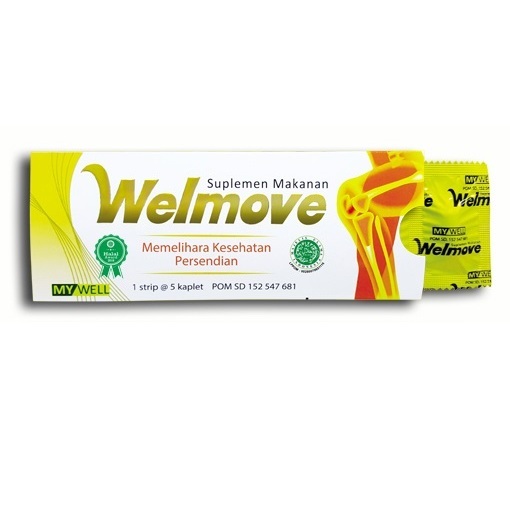Welmove 5 Tablet Glukosamin Kondroitin Suplemen Sendi Halal