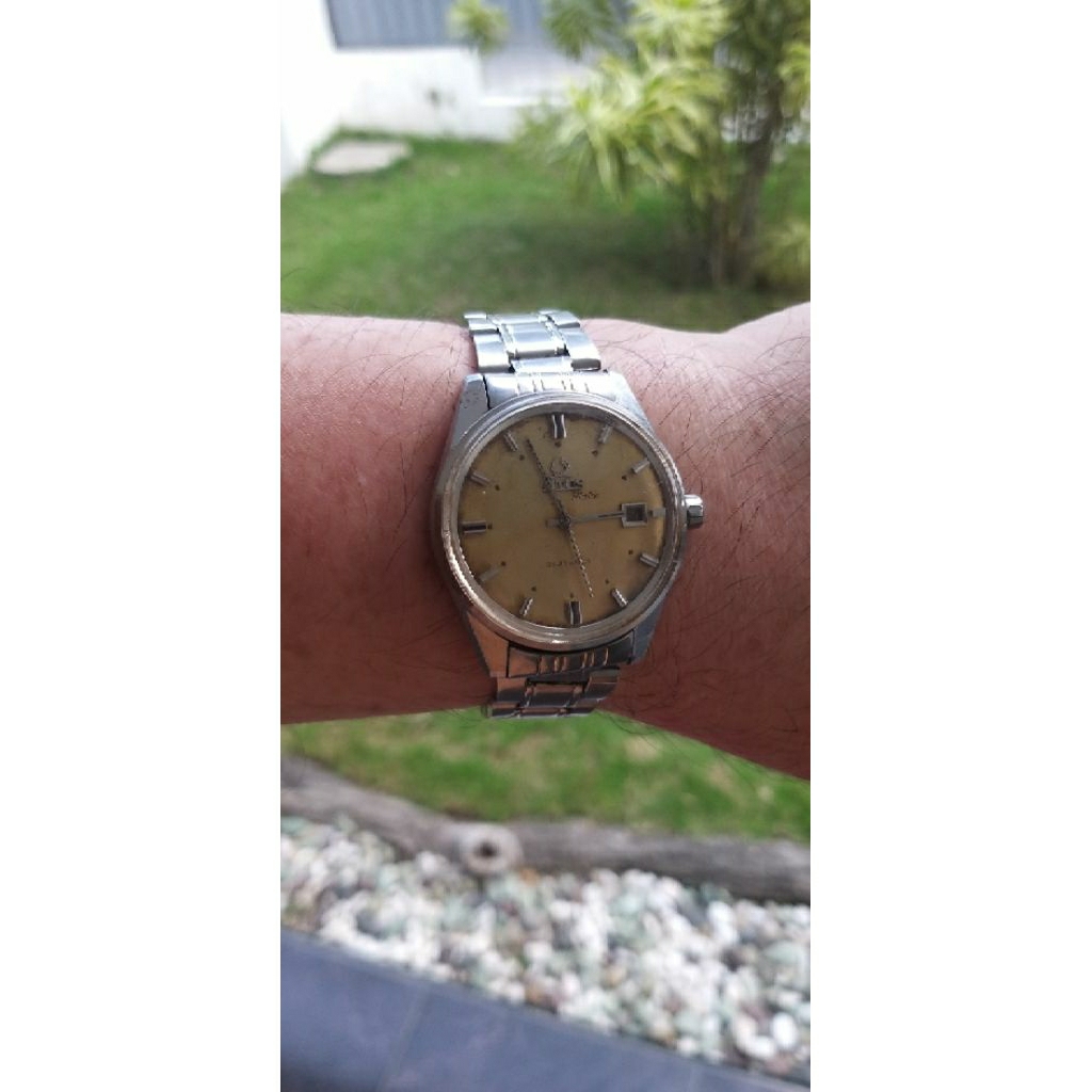 Jam tangan Titus matic 100%Original/80s//Salmon dial