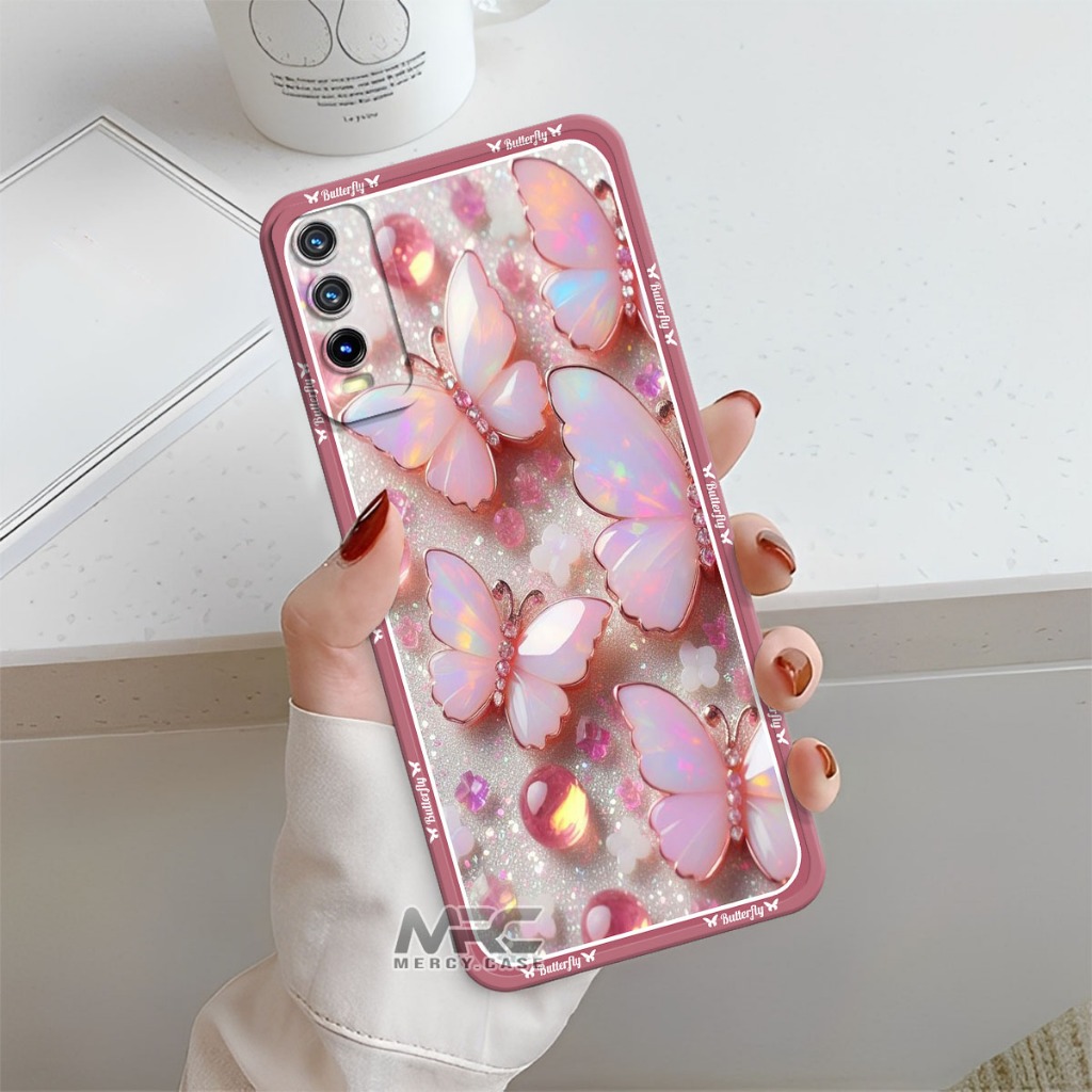 Mercycase Softcase HP Vivo Y12s Y20 Y20s Karakter Silikon Case Procamera Casehp Bumper Cover HP - 1