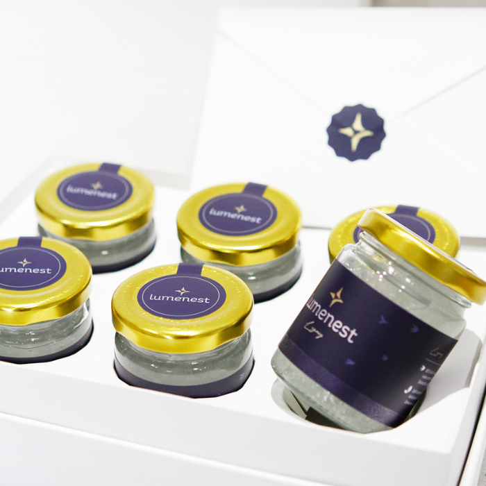 LUMENEST Bird's Nest 6 x 100ml | Konsentrat Sarang Walet Tinggi 80% | Minuman Sarang Burung Walet