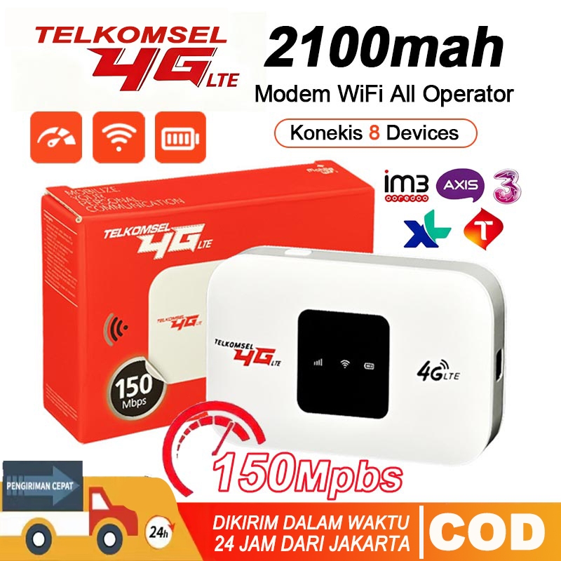 MF800 Mobile Wifi 4G Untuk All Operator 150Mbps Speed Hotspot mifi portable all operator Original 21